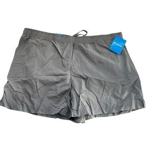 Columbia Women’s Shorts Size XXL Gray NWT! 5” Inseam